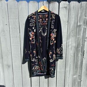 Floral Embroidered Cardigan